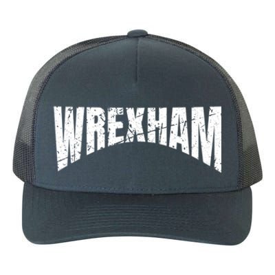 Wrexham Wales Vacation Welsh Dragon Urban Street Art Cute Gift Yupoong Adult 5-Panel Trucker Hat