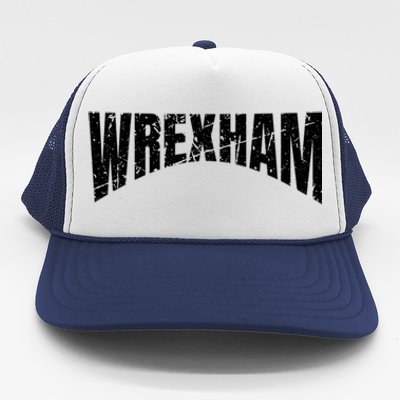 Wrexham Wales Vacation Welsh Dragon Urban Street Art Cute Gift Trucker Hat