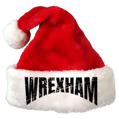 Wrexham Wales Vacation Welsh Dragon Urban Street Art Cute Gift Premium Christmas Santa Hat