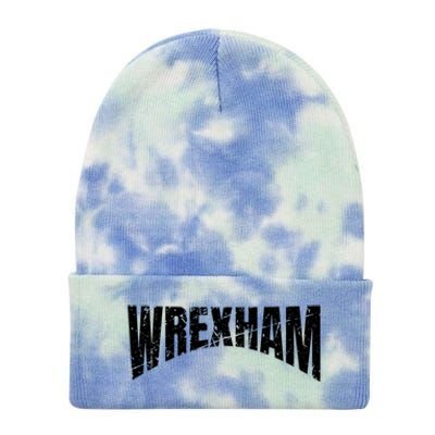 Wrexham Wales Vacation Welsh Dragon Urban Street Art Cute Gift Tie Dye 12in Knit Beanie