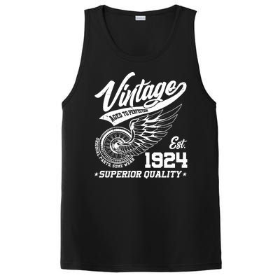 Winged Wheel Vintage 1924 Aged To Perfection Superior Quality 100th Birthday PosiCharge Competitor Tank