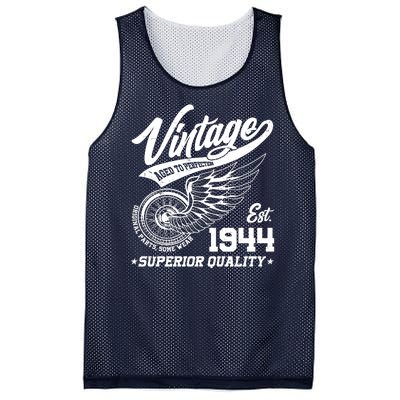 Winged Wheel Vintage 1944 Aged To Perfection Superior Quality 80th Birthday Mesh Reversible Basketball Jersey Tank