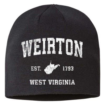 Weirton West Virginia Wv Vintage Sports Sustainable Beanie