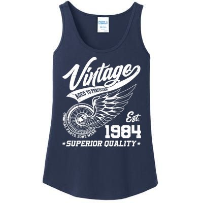 Winged Wheel Vintage 1984 Aged To Perfection Superior Quality 40th Birthday Ladies Essential Tank