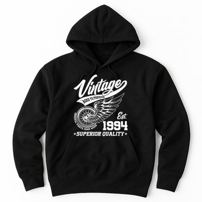 Winged Wheel Vintage 1994 Aged To Perfection Superior Quality 30th Birthday Hoodie