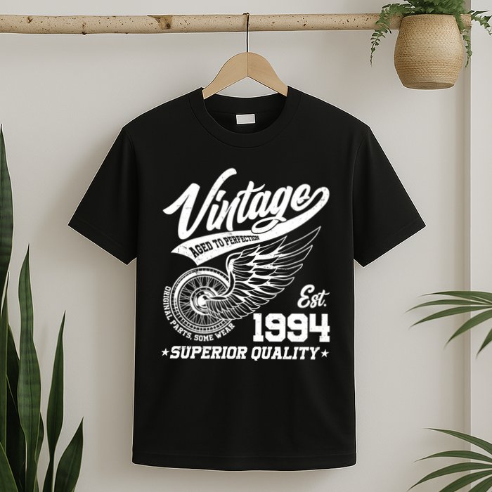 Winged Wheel Vintage 1994 Aged To Perfection Superior Quality 30th Birthday T-Shirt