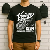 Winged Wheel Vintage 1994 Aged To Perfection Superior Quality 30th Birthday T-Shirt
