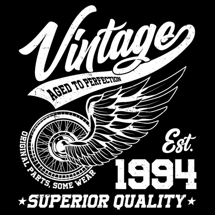 Winged Wheel Vintage 1994 Aged To Perfection Superior Quality 30th Birthday T-Shirt