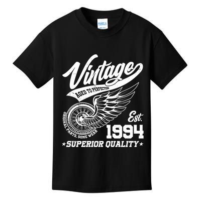 Winged Wheel Vintage 1994 Aged To Perfection Superior Quality 30th Birthday Kids T-Shirt