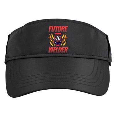 Welder Welding Vintage Future Welder Adult Drive Performance Visor