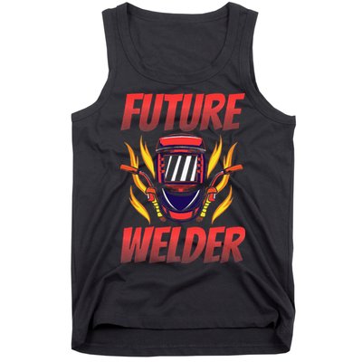 Welder Welding Vintage Future Welder Tank Top