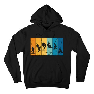 Wakeboarding Wakeboarder Vintage Wakeboard Hoodie