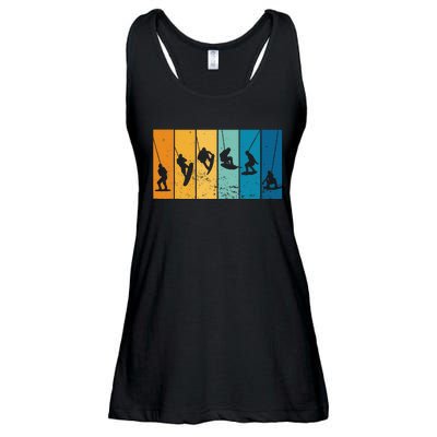 Wakeboarding Wakeboarder Vintage Wakeboard Ladies Essential Flowy Tank