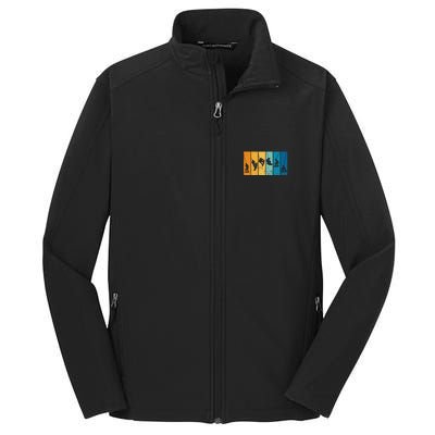 Wakeboarding Wakeboarder Vintage Wakeboard Core Soft Shell Jacket