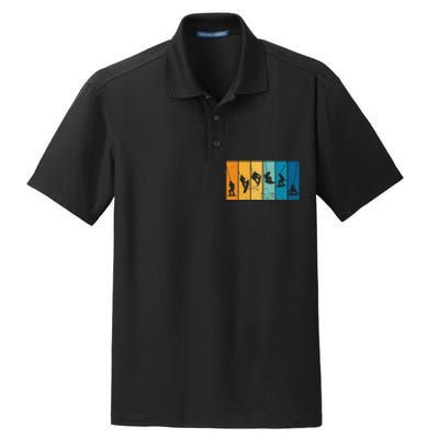 Wakeboarding Wakeboarder Vintage Wakeboard Dry Zone Grid Polo