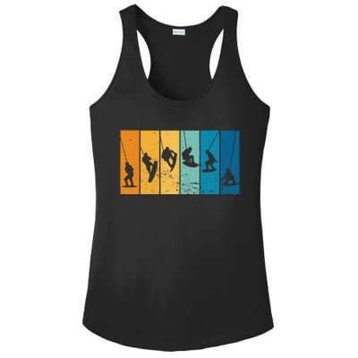 Wakeboarding Wakeboarder Vintage Wakeboard Ladies PosiCharge Competitor Racerback Tank