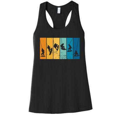 Wakeboarding Wakeboarder Vintage Wakeboard Women's Racerback Tank