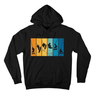 Wakeboarding Wakeboarder Vintage Wakeboard Tall Hoodie