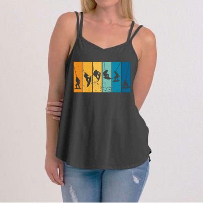 Wakeboarding Wakeboarder Vintage Wakeboard Women's Strappy Tank