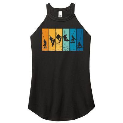 Wakeboarding Wakeboarder Vintage Wakeboard Women's Perfect Tri Rocker Tank