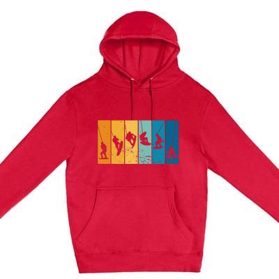 Wakeboarding Wakeboarder Vintage Wakeboard Premium Pullover Hoodie