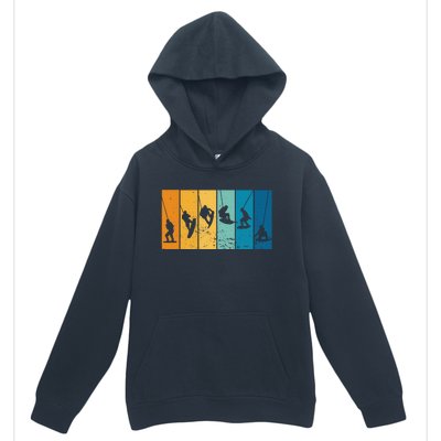 Wakeboarding Wakeboarder Vintage Wakeboard Urban Pullover Hoodie