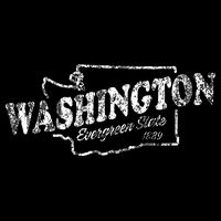 Washington Wa Vintage Graphic Evergreen State Backpack