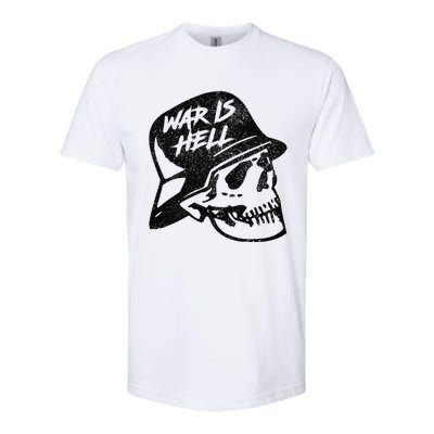 WWI WWII Veteran Military Skull - War Is Hell Softstyle® CVC T-Shirt