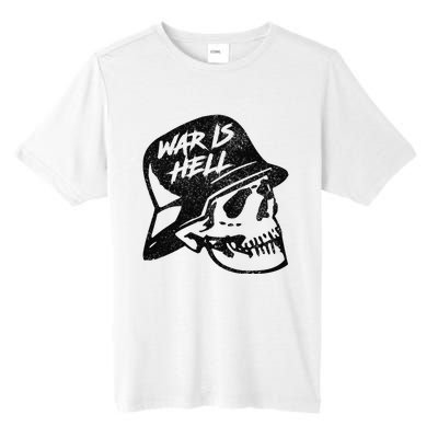 WWI WWII Veteran Military Skull - War Is Hell Tall Fusion ChromaSoft Performance T-Shirt