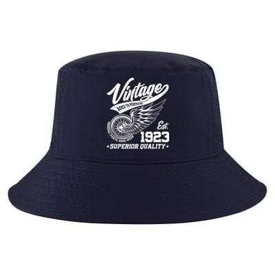 Winged Wheel Vintage 1923 Aged To Perfection Superior Quality 100th Birthday Cool Comfort Performance Bucket Hat