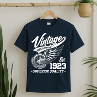 Winged Wheel Vintage 1923 Aged To Perfection Superior Quality 100th Birthday T-Shirt