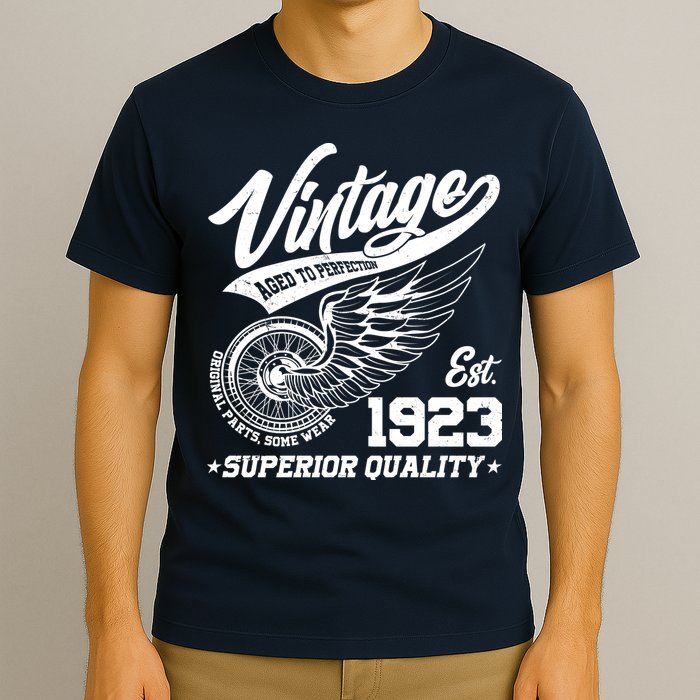 Winged Wheel Vintage 1923 Aged To Perfection Superior Quality 100th Birthday T-Shirt