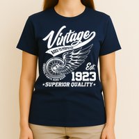 Winged Wheel Vintage 1923 Aged To Perfection Superior Quality 100th Birthday T-Shirt