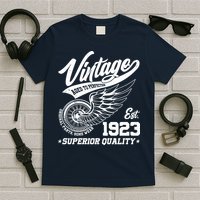 Winged Wheel Vintage 1923 Aged To Perfection Superior Quality 100th Birthday T-Shirt