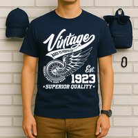 Winged Wheel Vintage 1923 Aged To Perfection Superior Quality 100th Birthday T-Shirt