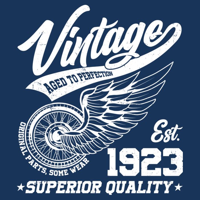 Winged Wheel Vintage 1923 Aged To Perfection Superior Quality 100th Birthday T-Shirt