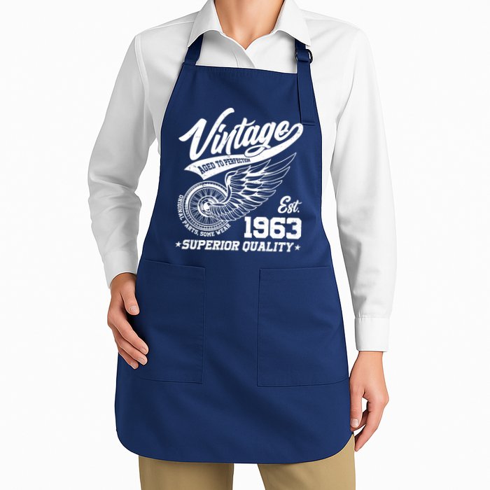 Winged Wheel Vintage 1963 Aged To Perfection Superior Quality 60th Birthday Apron
