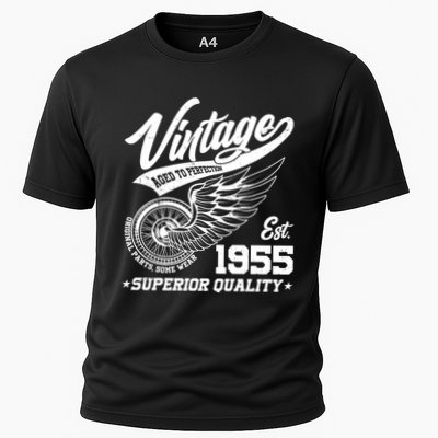 Winged Wheel Vintage 1955 Aged To Perfection Superior Quality 70th Birthday Performance Shirt