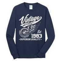 Winged Wheel Vintage 1983 Aged To Perfection Superior Quality 40th Birthday Tall Long Sleeve T-Shirt