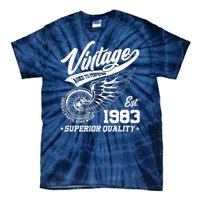 Winged Wheel Vintage 1983 Aged To Perfection Superior Quality 40th Birthday Tie-Dye T-Shirt