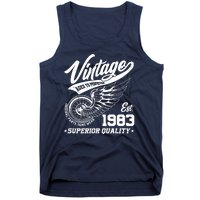 Winged Wheel Vintage 1983 Aged To Perfection Superior Quality 40th Birthday Tank Top