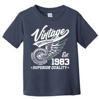 Winged Wheel Vintage 1983 Aged To Perfection Superior Quality 40th Birthday Toddler T-Shirt