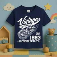 Winged Wheel Vintage 1983 Aged To Perfection Superior Quality 40th Birthday Toddler T-Shirt