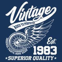 Winged Wheel Vintage 1983 Aged To Perfection Superior Quality 40th Birthday Toddler T-Shirt