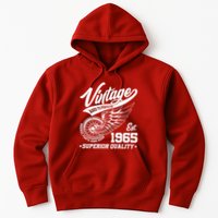 Winged Wheel Vintage 1965 Aged To Perfection Superior Quality 60th Birthday Hoodie