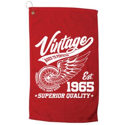 Winged Wheel Vintage 1965 Aged To Perfection Superior Quality 60th Birthday Golf Towel