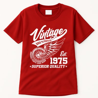 Winged Wheel Vintage 1975 Aged To Perfection Superior Quality 50th Birthday Tall T-Shirt