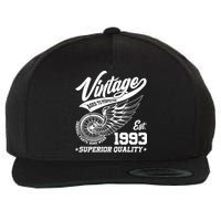 Winged Wheel Vintage 1993 Aged To Perfection Superior Quality 30th Birthday Wool Snapback Cap