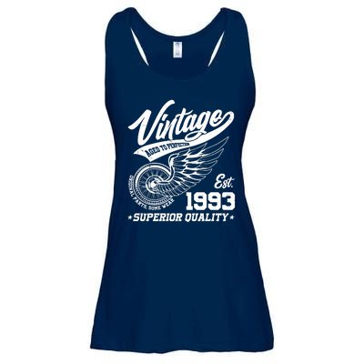 Winged Wheel Vintage 1993 Aged To Perfection Superior Quality 30th Birthday Ladies Essential Flowy Tank