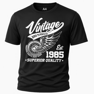 Winged Wheel Vintage 1985 Aged To Perfection Superior Quality 40th Birthday Performance Shirt